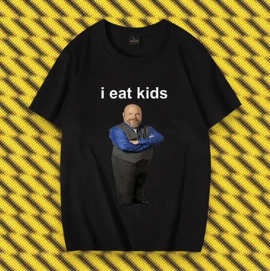 Bertram I Eat Kids Funny Graphic Unisex T Shirt