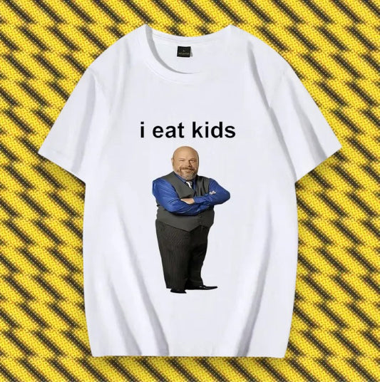 Bertram I Eat Kids Funny Graphic Unisex T Shirt