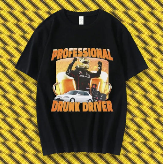 Professional Drunk Driver Funny Unisex T-Shirt
